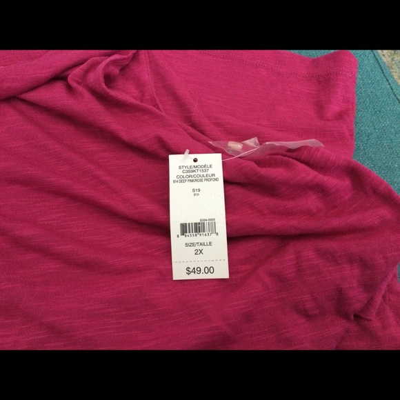 Fuschia layer tank - Picture 3 of 3